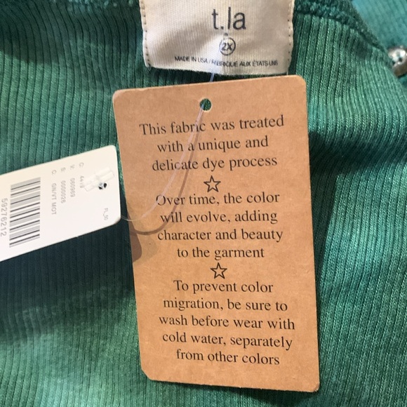 NWT ANTHROPOLOGIE t.la GREEN KALIA TIE-DYE BUTTONDOWN MIDI DRESS - Picture 4 of 8